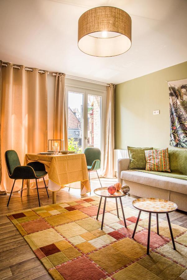 Studios très bien équipés, centre ville Dieppe Extérieur photo
